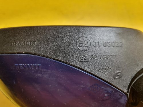 LEVÉ ZRCÁTKO RENAULT MODUS, MODRÉ, ELEKTRICKÉ - 17063