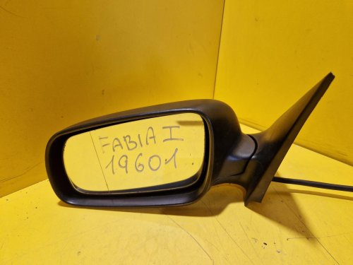 LEVÉ ZRCÁTKO ŠKODA FABIA I , ČERNÉ NELAKOVANÉ, DLOUHÉ , MANUÁLNÍ - 19601
