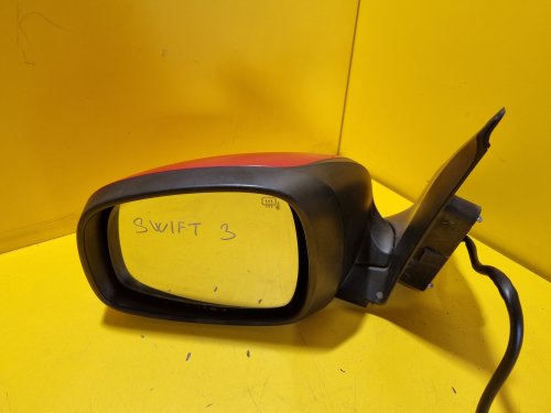 LEVÉ ZRCÁTKO SUZUKI SWIFT III ( 3 ) , ČERVENÉ , ELEKTRICKÉ - 17734