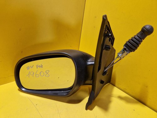 LEVÉ ZRCÁTKO VW FOX, ČERNÉ NELAKOVANÉ, MANUÁLNÍ - 19608