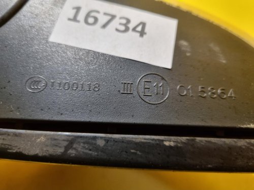 LEVÉ ZRCÁTKO VW PASSAT B6 (3C2), ČERNÉ, ELEKTRICKÉ - 16734