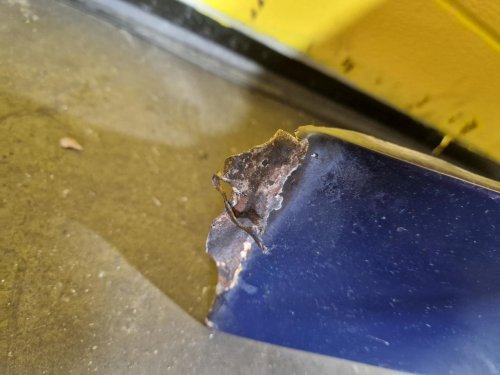 LEVÝ PŘEDNÍ BLATNÍK OPEL ASTRA H Z202, MODRÝ - 18605