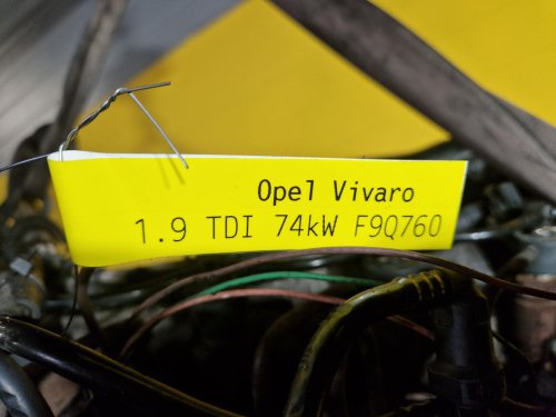 Motor F9Q760 - 1.9 DTI 74kW - OPEL VIVARO / RENAULT TRAFIC / NISSAN PRIMASTAR - 15451
