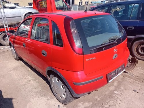 Opel Corsa C 1.2 16V ( Z12XEP ) 59kW r.2006 červená Z547 na náhradní díly