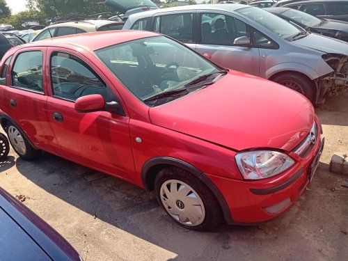 Opel Corsa C 1.2 16V ( Z12XEP ) 59kW r.2006 červená Z547 na náhradní díly