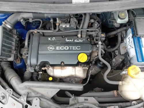 Opel Corsa D 1.2 ( Z12XEP ) 59kW r.2008 modrá Y285 na náhradní díly