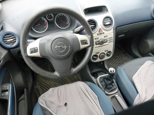 Opel Corsa D 1.3 ( Z13DTJ ) 55kW r.2007 stříbrná Z157 na náhradní díly