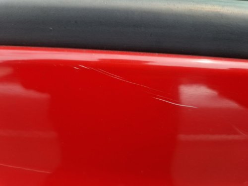 PRAVÉ PŘEDNÍ DVEŘE RENAULT CLIO III, FACELIFT, ČERVENÁ 727, KOMBI - 18905