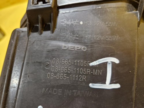 PRAVÉ PŘEDNÍ SVĚTLO ŠKODA FABIA I, FACELIFT- 19992