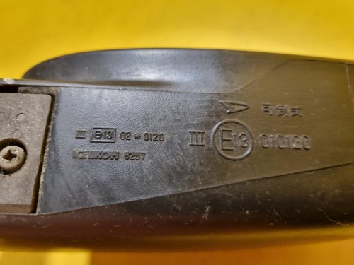 PRAVÉ ZRCÁTKO DAIHATSU TERIOS (J1), ČERNÉ NELAKOVANÉ, MANUÁLNÍ - 16965