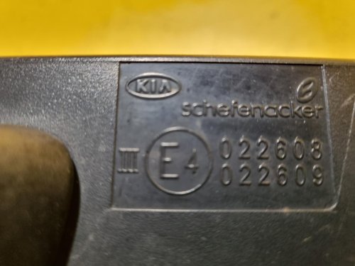 PRAVÉ ZRCÁTKO KIA CEED / PRO CEED , STŘÍBRNÉ, ELEKTRICKÉ - 16828