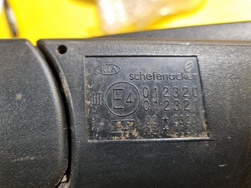 PRAVÉ ZRCÁTKO KIA PICANTO I, ČERNÉ NELAKOVANÉ, MANUÁLNÍ - 17168