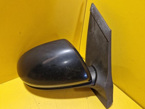 PRAVÉ ZRCÁTKO MAZDA 2 II (DE, DH), ČERNÉ, ELEKTRICKÉ - 19506