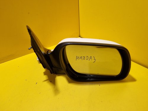 PRAVÉ ZRCÁTKO MAZDA 3 ( BK ) , BÍLÉ, ELEKTRICKÉ - 17731