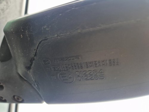 PRAVÉ ZRCÁTKO MAZDA CX 7 (ER) - ČERNÉ A3F - 19537