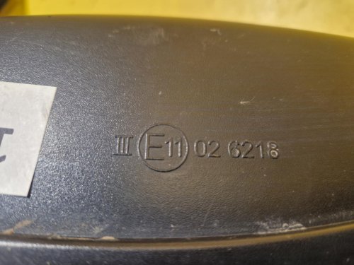 PRAVÉ ZRCÁTKO OPEL ASTRA H , BÍLÉ, ELEKTRICKÉ - 18779