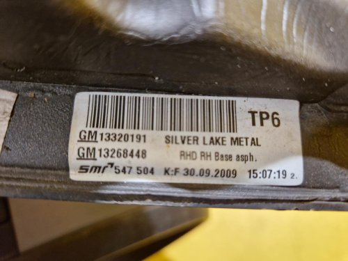 PRAVÉ ZRCÁTKO OPEL INSIGNIA A (G09), ŠEDÉ, ELEKTRICKÉ - 17926