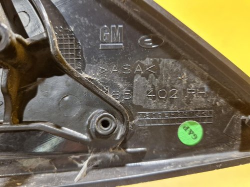 PRAVÉ ZRCÁTKO OPEL TIGRA B TWINTOP (X04), ČERNÉ , ELEKTRICKÉ - 20660