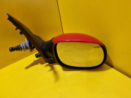 PRAVÉ ZRCÁTKO PEUGEOT 206 , ČERVENÉ , MANUÁLNÍ - 16629