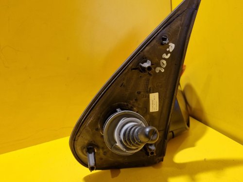 PRAVÉ ZRCÁTKO PEUGEOT 206 , ČERVENÉ , MANUÁLNÍ - 16629