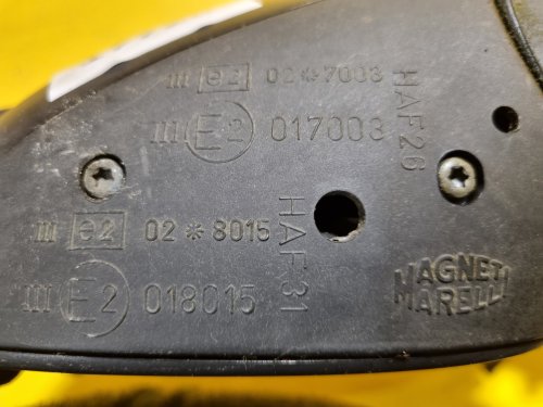 PRAVÉ ZRCÁTKO PEUGEOT 206 , STŘÍBRNÉ, MANUÁLNÍ - 17728