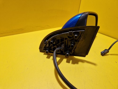 PRAVÉ ZRCÁTKO PEUGEOT 307 , MODRÉ, ELEKTRICKÉ - 17828