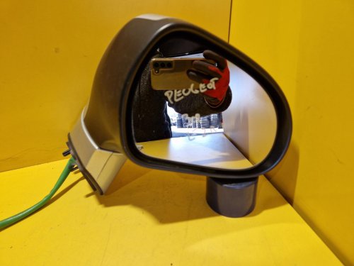 PRAVÉ ZRCÁTKO PEUGEOT 308 I / 207, STŘÍBRNÉ EZR, ELEKTRICKÉ - 17833