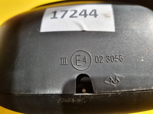 PRAVÉ ZRCÁTKO RENAULT MASTER II / OPEL MOVANO A / NISSAN INTERSTAR , ČERNÉ NELAKOVANÉ , ELEKTRICKÉ, FACELIFT - 17244