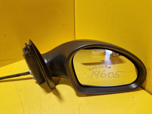 PRAVÉ ZRCÁTKO SEAT IBIZA III (6L1), CORDOBA II (6L2) , ČERNÉ, MECHANICKÉ- 19605