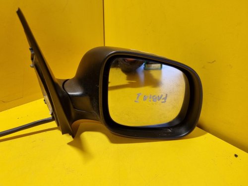 PRAVÉ ZRCÁTKO ŠKODA FABIA I , ČERNÉ NELAKOVANÉ, KRÁTKÉ , MANUÁLNÍ - 16959