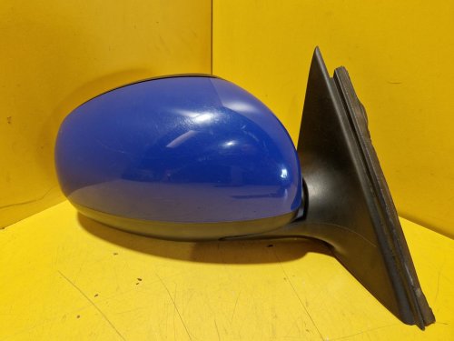 PRAVÉ ZRCÁTKO ŠKODA FABIA II , MODRÉ, ELEKTRICKÉ - 21058