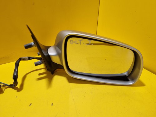 PRAVÉ ZRCÁTKO ŠKODA OCTAVIA I , STŘÍBRNÉ, DLOUHÉ , ELEKTRICKÉ - 18016