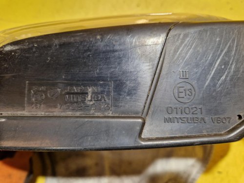 PRAVÉ ZRCÁTKO SUBARU FORESTER II (SG), STŘÍBRNÉ, ELEKTRICKY SKLOPNÉ, FACELIFT - 20883