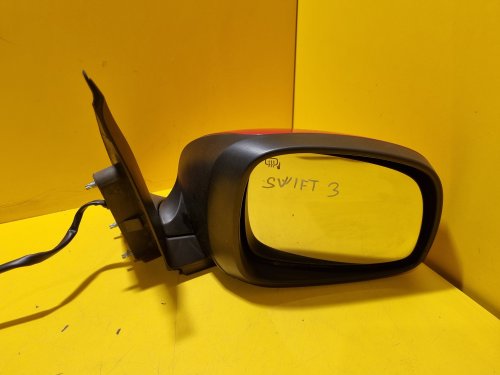 PRAVÉ ZRCÁTKO SUZUKI SWIFT III ( 3 ) , ČERVENÉ , ELEKTRICKÉ - 17733