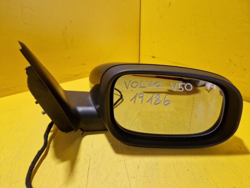 PRAVÉ ZRCÁTKO VOLVO V50 ( 545 ) , ČERNÉ, ELEKTRICKÉ - 19186