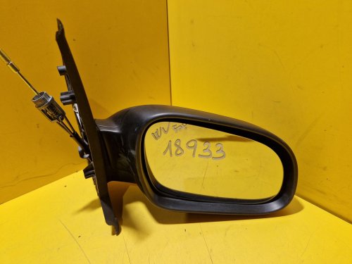 PRAVÉ ZRCÁTKO VW FOX, ČERNÉ NELAKOVANÉ, MANUÁLNÍ - 18933