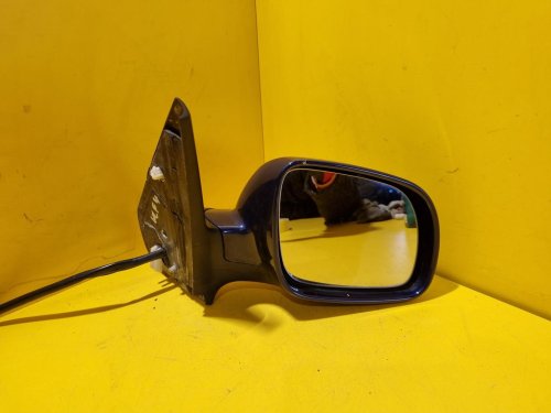 PRAVÉ ZRCÁTKO VW GOLF IV ( 4 ) / BORA , MODRÉ, KRÁTKÉ, ELEKTRICKÉ - 17176