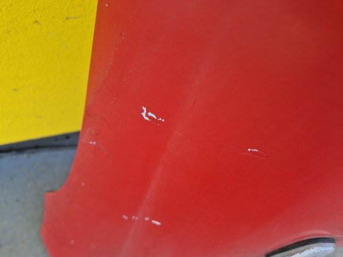 PRAVÝ PŘEDNÍ BLATNÍK OPEL ASTRA G, ČERVENÝ - 17644