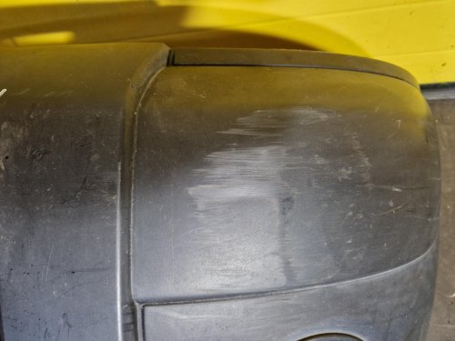 PŘEDNÍ NÁRAZNÍK CITROEN BERLINGO I, ČERNÝ NELAKOVANÝ, FACELIFT, S MLHOVKAMI - 19947