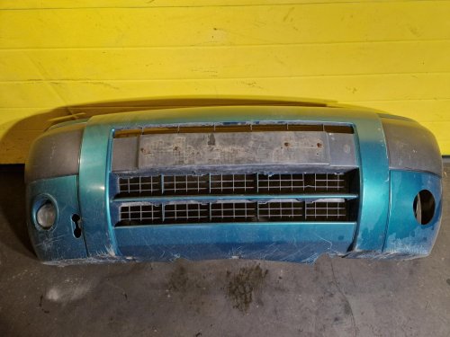 PŘEDNÍ NÁRAZNÍK CITROEN BERLINGO I, ZELENÝ, FACELIFT, S MLHOVKAMI - 20345