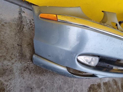 PŘEDNÍ NÁRAZNÍK JAGUAR S-TYPE II (X200), MODRÝ S7U, S MLHOVKAMI, PRO OSTŘIKOVAČE - 16110