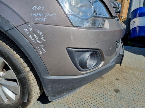 PŘEDNÍ NÁRAZNÍK OPEL ANTARA , FACELIFT, SE SENZORY, S MLHOVKAMI, ZLATOSTŘÍBRNÝ C105 - 18111