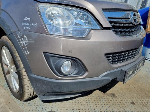PŘEDNÍ NÁRAZNÍK OPEL ANTARA , FACELIFT, SE SENZORY, S MLHOVKAMI, ZLATOSTŘÍBRNÝ C105 - 18111