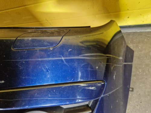 PŘEDNÍ NÁRAZNÍK OPEL ASTRA H, MODRÝ, S MLHOVKAMI, PRO OSTŘIKOVAČE - 20053