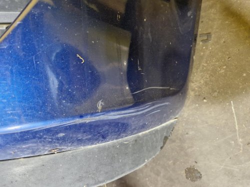 PŘEDNÍ NÁRAZNÍK OPEL ASTRA H, MODRÝ, S MLHOVKAMI, PRO OSTŘIKOVAČE - 20053