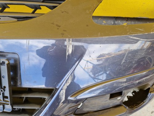 PŘEDNÍ NÁRAZNÍK OPEL CORSA D, ŠEDÝ, S OTVORY PRO MLHOVKY - 16656