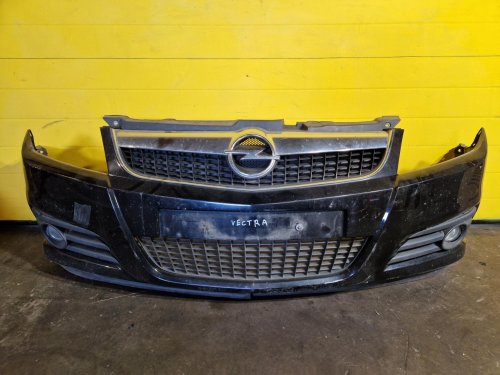 PŘEDNÍ NÁRAZNÍK OPEL VECTRA C, ČERNÝ, FACELIFT, S MLHOVKAMI - 19854