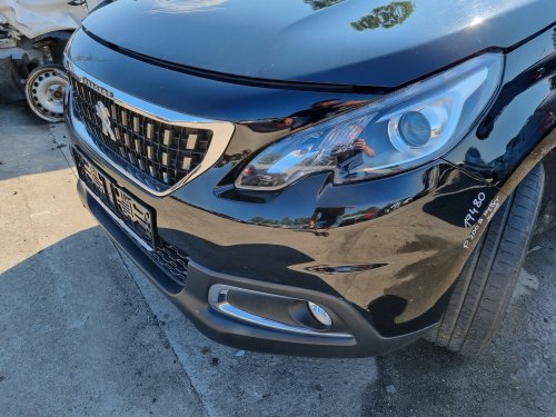 PŘEDNÍ NÁRAZNÍK PEUGEOT 2008 I (CU), FACELIFT, ČERNÝ KTV - 19480