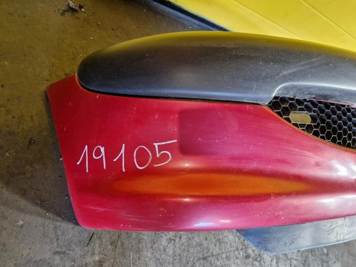 PŘEDNÍ NÁRAZNÍK PEUGEOT 206, ČERVENÝ - 19015