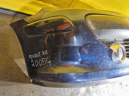 PŘEDNÍ NÁRAZNÍK PEUGEOT 307, MODRÝ, S MLHOVKAMI, FACELIFT - 20054